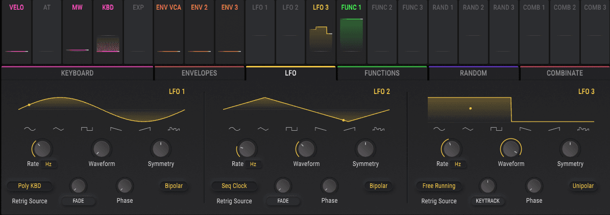 arturia pigments modulation